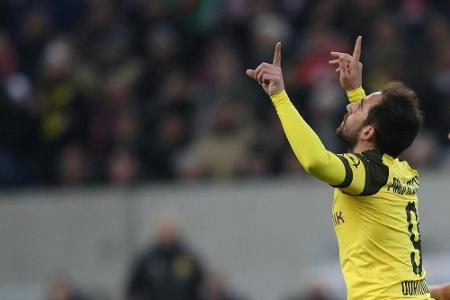 Rekord des Tages: Paco Alcacer (Borussia Dortmund) Rekord des Tages: Paco Alcacer (Borussia Dortmund)