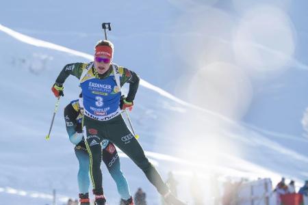 Dank Peiffer und Doll: Biathlon-Staffel in Hochfilzen auf Platz drei Dank Peiffer und Doll: Biathlon-Staffel in Hochfilzen auf Platz drei