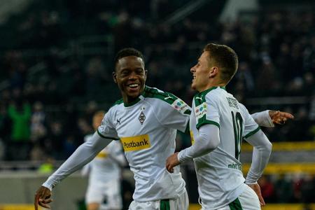 Hazard und Plea schießen Gladbach zum Rekord Hazard und Plea schießen Gladbach zum Rekord