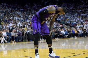 NBA: James bei Lakers-Sieg gegen Champion Golden State verletzt
