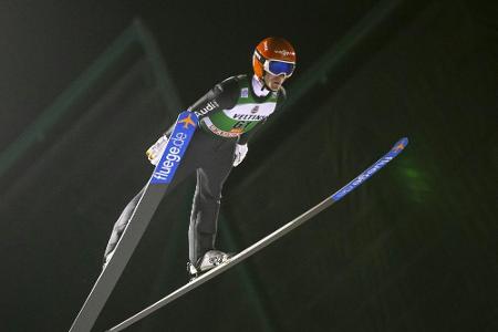 Skispringen: Leyhe zur Halbzeit Achter - Freitag stürzt Skispringen: Leyhe zur Halbzeit Achter - Freitag stürzt