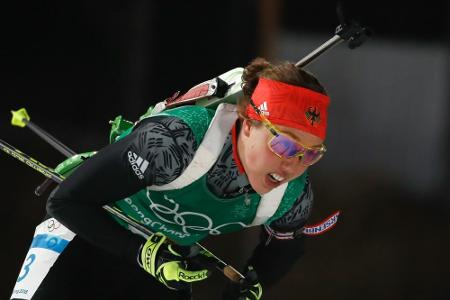 Biathlon: Dahlmeier feiert im IBU-Cup ihr Comeback Biathlon: Dahlmeier feiert im IBU-Cup ihr Comeback