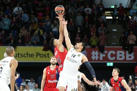 EuroLeague: Bayern-Aufholjagd gegen Titelverteidiger Madrid wird nicht belohnt EuroLeague: Bayern-Aufholjagd gegen Titelverteidiger Madrid wird nicht belohnt