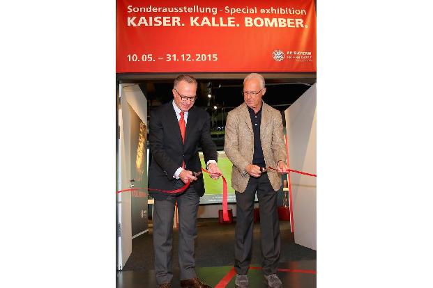 'Kaiser. Kalle. Bomber.' Dieser Slogan einer Sonderausstellung in der FCB-Erlebniswelt zeigt: Rummenigge gehört zu den ganz ...