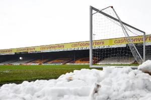 Schneefall: Drittligaspiel Aalen-Unterhaching abgesagt