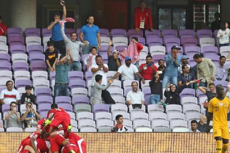 Asien-Cup: Syrien mit Stange nur remis - Niederlage für Titelverteidiger Australien Asien-Cup: Syrien mit Stange nur remis - Niederlage für Titelverteidiger Australien