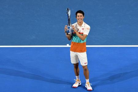 Turniersieg in Brisbane: Nishikori beendet Durststrecke Turniersieg in Brisbane: Nishikori beendet Durststrecke