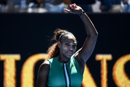 Serena Williams nach Sieg im Schnelldurchgang gegen Halep Serena Williams nach Sieg im Schnelldurchgang gegen Halep