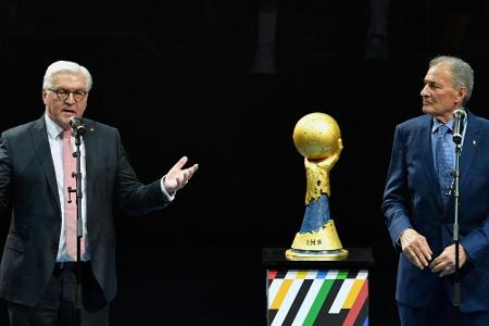 26. Handball-Weltmeisterschaft von Steinmeier offiziell eröffnet 26. Handball-Weltmeisterschaft von Steinmeier offiziell eröffnet