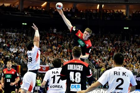 Handballer feiern Traumstart bei Heim-WM Handballer feiern Traumstart bei Heim-WM