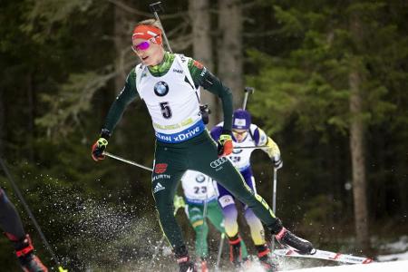 Biathlon-Sprint: DSV-Männer verpassen Podest um zwei Sekunden Biathlon-Sprint: DSV-Männer verpassen Podest um zwei Sekunden