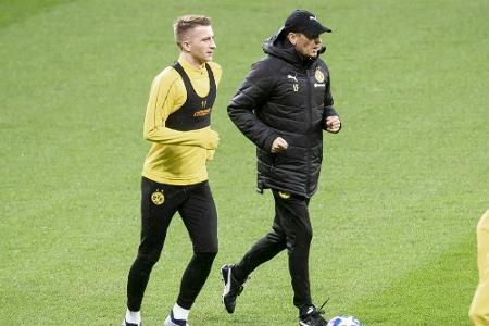 Nach leichter Bänderdehnung: Reus wieder im BVB-Training Nach leichter Bänderdehnung: Reus wieder im BVB-Training