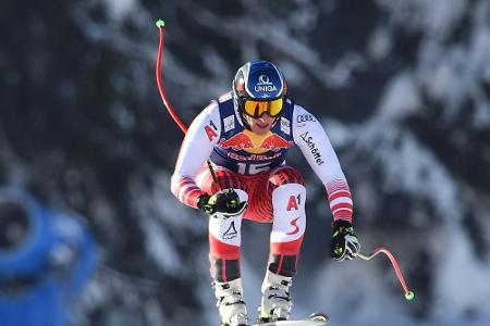 Mayer setzt erste Bestzeit auf der Streif - Jansrud mit Handbrüchen Mayer setzt erste Bestzeit auf der Streif - Jansrud mit Handbrüchen