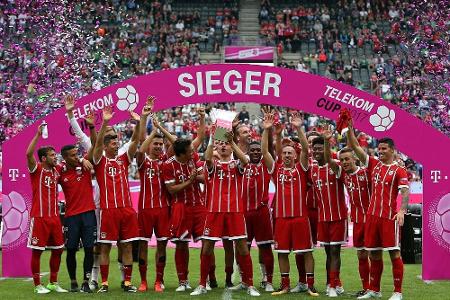 Bayern streben fünften Sieg beim Telekom-Cup an Bayern streben fünften Sieg beim Telekom-Cup an