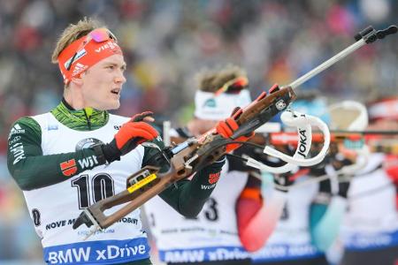 Biathleten melden sich in der Staffel mit Platz zwei zurück Biathleten melden sich in der Staffel mit Platz zwei zurück