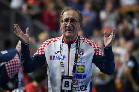 Handball: Kroatiens Nationaltrainer mit harscher Schiedsrichterkritik Handball: Kroatiens Nationaltrainer mit harscher Schiedsrichterkritik