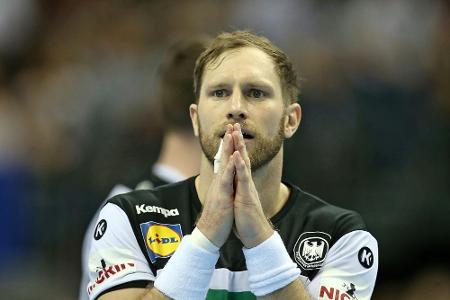 Nach Weinhold-Ausfall: DHB-Team mit 15 Spielern gegen Serbien Nach Weinhold-Ausfall: DHB-Team mit 15 Spielern gegen Serbien