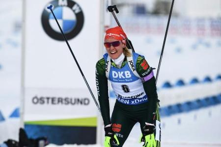 Biathlon-WM: Herrmann und Lesser bestreiten Single-Mixed-Staffel Biathlon-WM: Herrmann und Lesser bestreiten Single-Mixed-Staffel