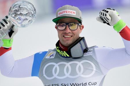 Feuz gewinnt Abfahrtskugel vor Sieger Paris, Ferstl starker Siebter Feuz gewinnt Abfahrtskugel vor Sieger Paris, Ferstl starker Siebter