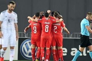 EM-Qualifikation: Schweiz mit Arbeitssieg in Georgien