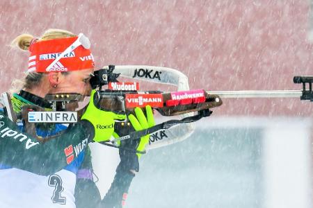 Biathlon: Herrmann bei Kuzmina-Sieg Zweite in der Verfolgung Biathlon: Herrmann bei Kuzmina-Sieg Zweite in der Verfolgung