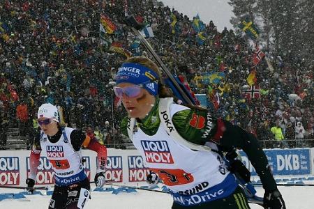 Deutsche Mixed-Staffel gewinnt WM-Silber hinter Norwegen Deutsche Mixed-Staffel gewinnt WM-Silber hinter Norwegen