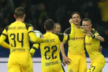 Sieg in Berlin dank Reus: BVB wieder Tabellenführer Sieg in Berlin dank Reus: BVB wieder Tabellenführer