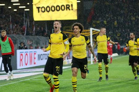 Trotz Sieg: Dortmund verliert Tabellenführung an die Bayern Trotz Sieg: Dortmund verliert Tabellenführung an die Bayern