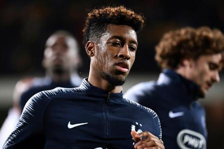 EM-Quali: Bayern-Profi Coman muss auch gegen Island passen EM-Quali: Bayern-Profi Coman muss auch gegen Island passen