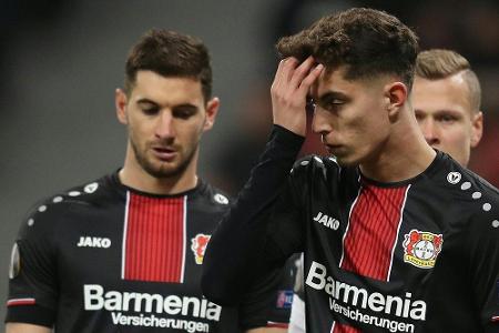 Trotz Havertz und Co.: Bayer verliert Champions League aus den Augen Trotz Havertz und Co.: Bayer verliert Champions League aus den Augen