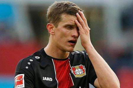 Leverkusen: Einsatz von Abwehrchef Sven Bender fraglich Leverkusen: Einsatz von Abwehrchef Sven Bender fraglich