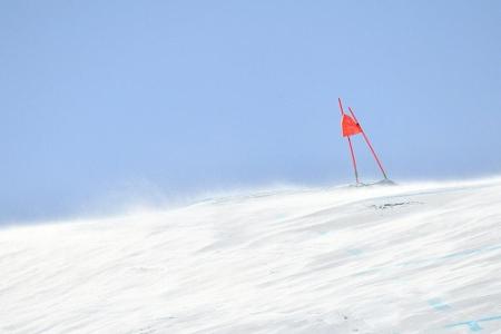 Starker Wind: WM-Super-G verkürzt Starker Wind: WM-Super-G verkürzt