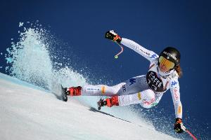 "Hitze"-Rennen und keine Zeit: Goggia gewinnt Abfahrt in Crans-Montana