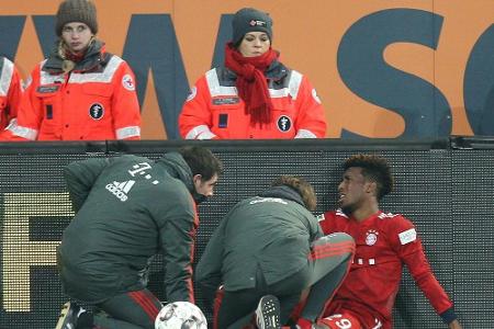 Bayern: Muskelfaserriss bei Coman Bayern: Muskelfaserriss bei Coman