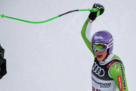 Abfahrt: Stuhec gewinnt WM-Gold, Vonn geht mit Bronze Abfahrt: Stuhec gewinnt WM-Gold, Vonn geht mit Bronze