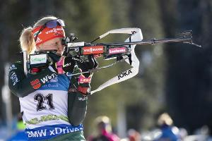 Biathlon: Hildebrand verpasst Podest bei Eckhoff-Sieg knapp