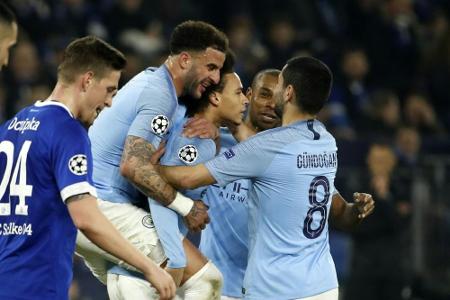 2:3 gegen City: Sane schockt Schalke 2:3 gegen City: Sane schockt Schalke