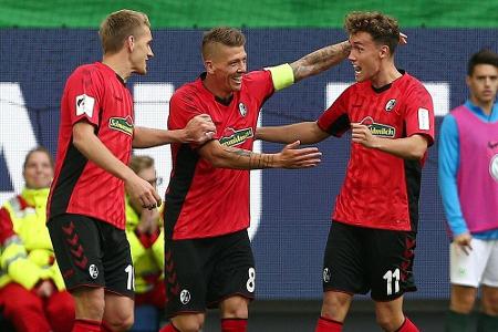 Wolfsburg verspielt Sieg in Freiburg Wolfsburg verspielt Sieg in Freiburg