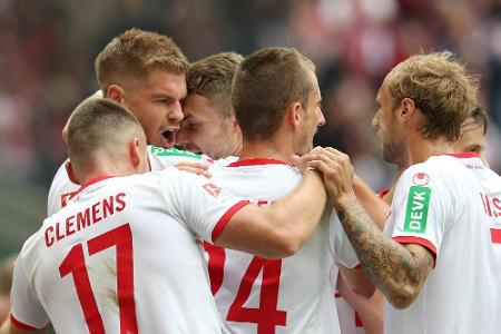 Sieg in Aue: Köln verdrängt HSV von der Spitze Sieg in Aue: Köln verdrängt HSV von der Spitze
