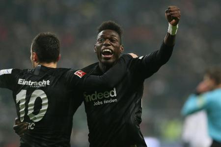 Frankfurt reißt Gladbach endgültig aus allen Titelträumen Frankfurt reißt Gladbach endgültig aus allen Titelträumen