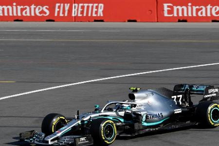 Formel 1: Bottas gewinnt in Baku vor Hamilton und Vettel Formel 1: Bottas gewinnt in Baku vor Hamilton und Vettel