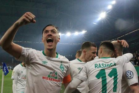 Dritter Saisonsieg gegen Schalke: Werder im Pokal-Halbfinale Dritter Saisonsieg gegen Schalke: Werder im Pokal-Halbfinale