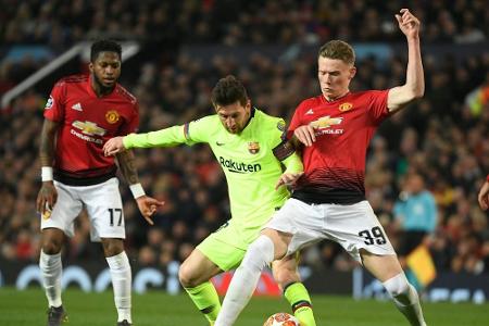 Barca siegt glanzlos bei ManUnited - Ronaldo hält Juve auf Kurs Barca siegt glanzlos bei ManUnited - Ronaldo hält Juve auf Kurs