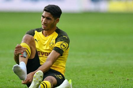 Dortmunder Hakimi erfolgreich operiert - bis zu drei Monate Pause Dortmunder Hakimi erfolgreich operiert - bis zu drei Monate Pause