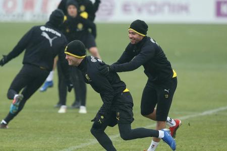 Pulisic und Guerreiro zurück im BVB-Mannschaftstraining Pulisic und Guerreiro zurück im BVB-Mannschaftstraining