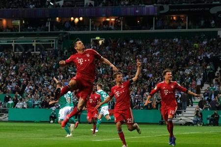 Spektakel in Bremen: Bayern nach irrem Halbfinal-Krimi im Pokalendspiel Spektakel in Bremen: Bayern nach irrem Halbfinal-Krimi im Pokalendspiel