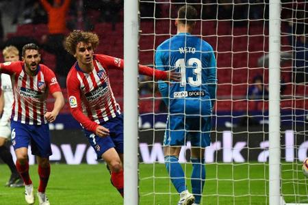 Atletico verhindert vorzeitige Meisterfeier von Barcelona Atletico verhindert vorzeitige Meisterfeier von Barcelona