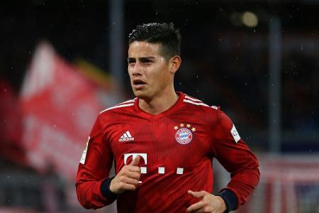 Trainingspause für Bayerns James Trainingspause für Bayerns James
