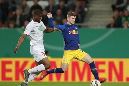 Leipzig dank Halstenberg erstmals im Pokal-Halbfinale Leipzig dank Halstenberg erstmals im Pokal-Halbfinale