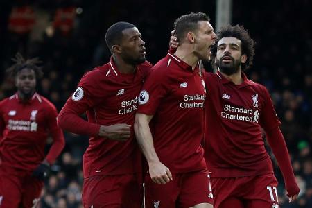 Liverpool wieder Tabellenführer, Arsenal und Manchester United patzen Liverpool wieder Tabellenführer, Arsenal und Manchester United patzen